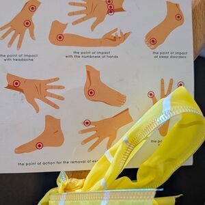 Relflexolgy Wooden Tool With‎ Technique Card